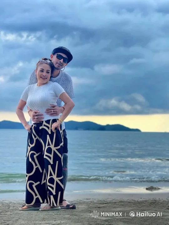 Couple's Tense Argument on the Beach Captured – AI Generated Video | Hailuo AI