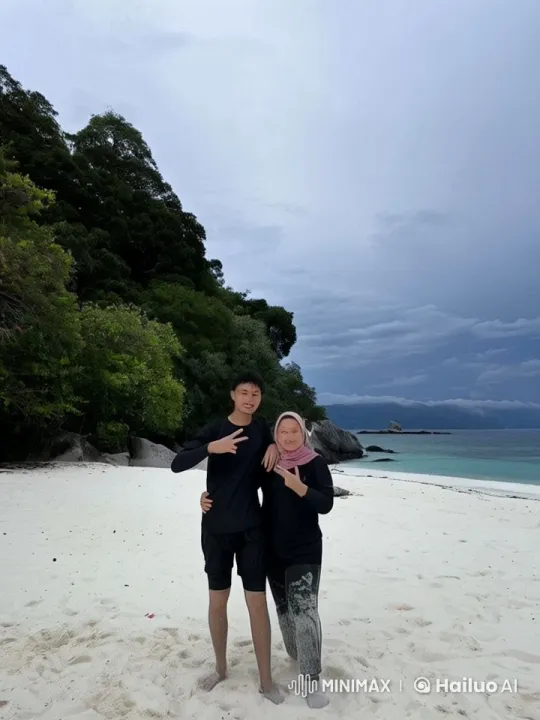 Martial Artists Display Kung Fu Skills on Serene Beach – AI Generated Video | Hailuo AI