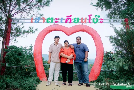 Synchronized Martial Arts Display in Thai Nature Setting – AI Generated Video | Hailuo AI