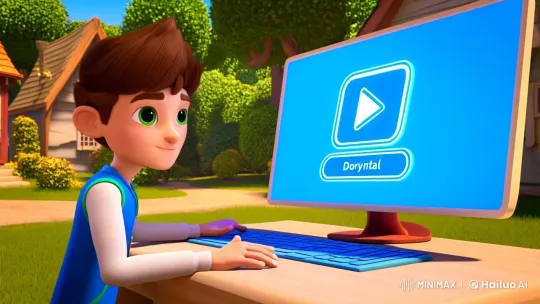 Young Man Enters Digital Realm, Saves It with AI, Returns Changed – AI Generated Video | Hailuo AI