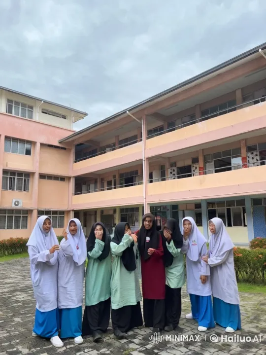 Female Students' Playful Kung Fu Fight in School Courtyard – AI Generated Video | Hailuo AI
