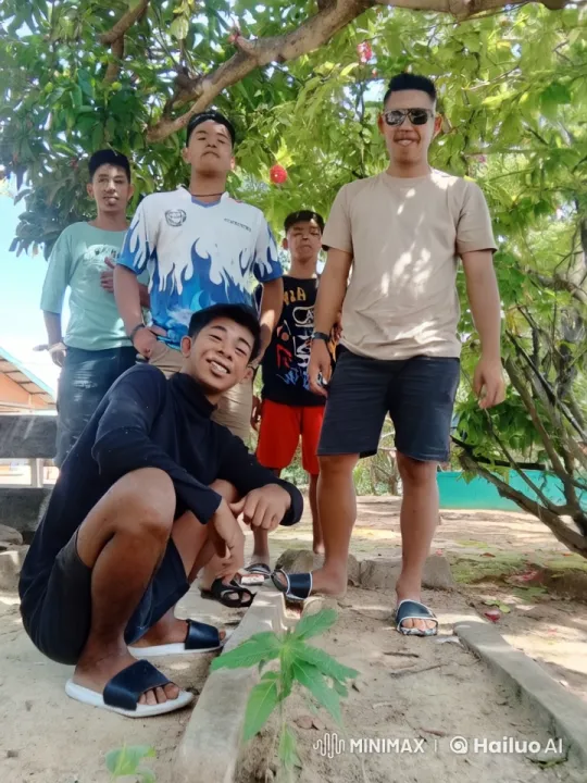 Five Men Practicing Kung Fu Under a Tree – AI Generated Video | Hailuo AI