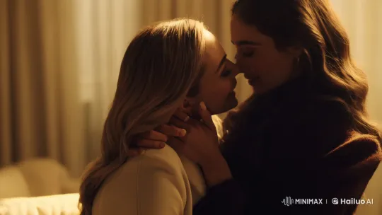 Intimate Embrace: Couple's Tender Moment Captured – AI Generated Video | Hailuo AI