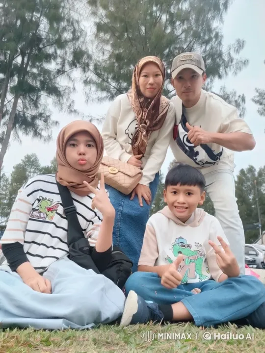 Family Practicing Kung Fu in Nature – AI Generated Video | Hailuo AI