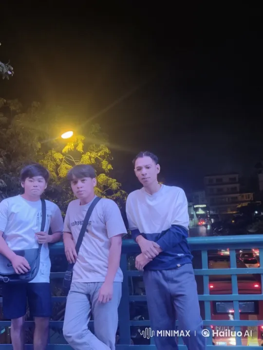 Nighttime Kung Fu Display on City Bridge – AI Generated Video | Hailuo AI