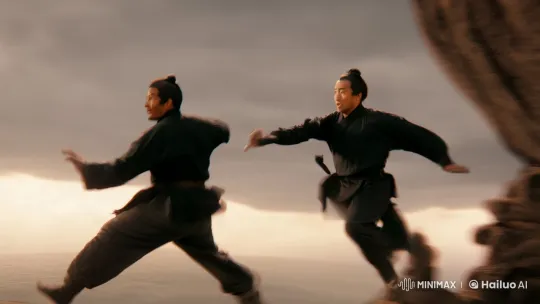 Stunning Martial Arts Sequence Showcases Dynamic Cinematography – AI Generated Video | Hailuo AI
