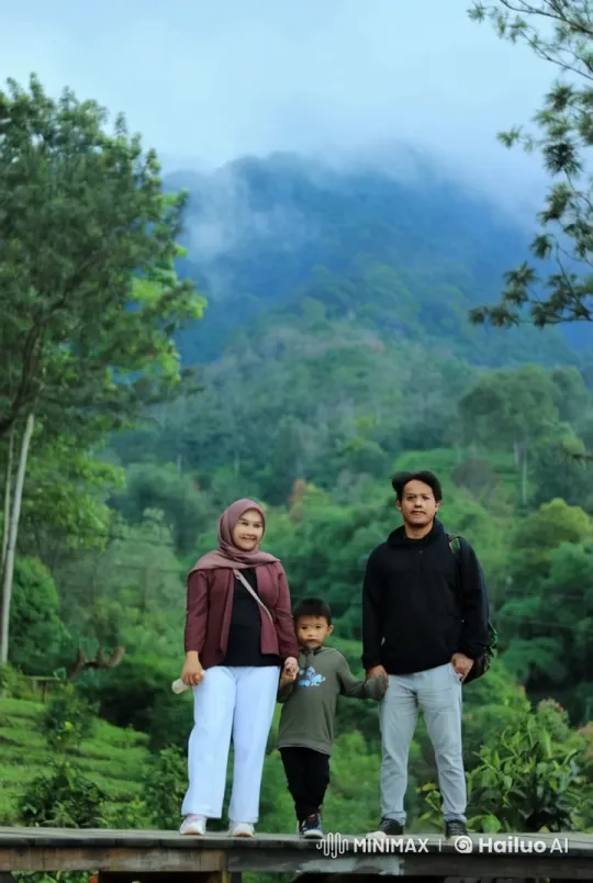Family Engages in Intense Kung Fu Battle Amidst Serene Nature – AI Generated Video | Hailuo AI