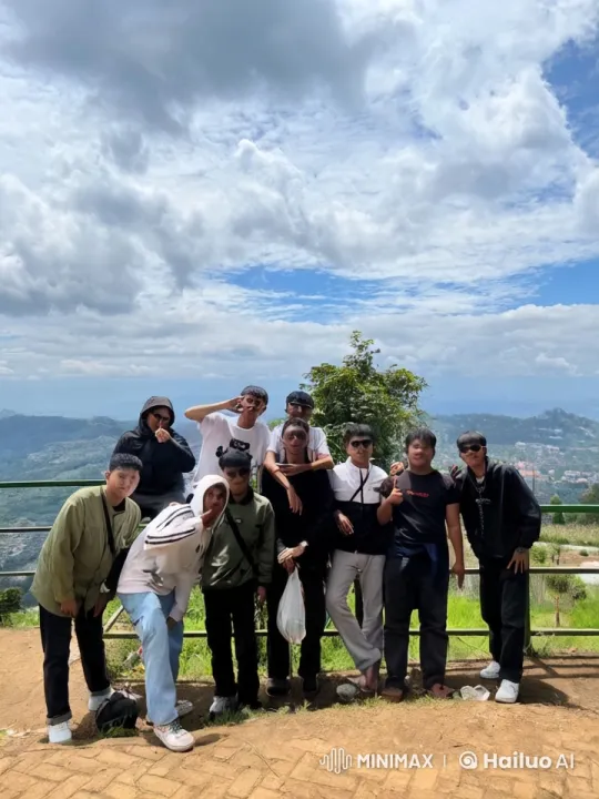 Young Men Practicing Martial Arts on Hilltop with Panoramic View – AI Generated Video | Hailuo AI