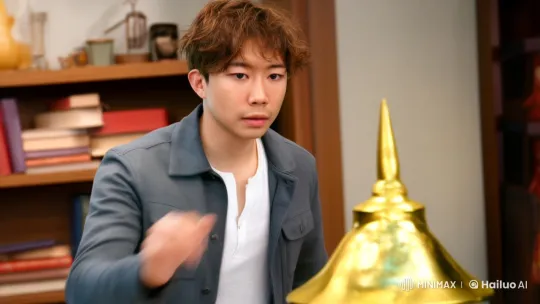 Young Man Conjures BBQ Genie for Magical Feast – AI Generated Video | Hailuo AI