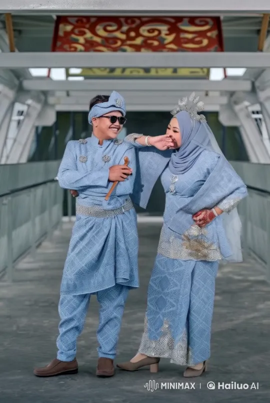 Couple Performs Kung Fu on Bridge in Live2D Animation – AI Generated Video | Hailuo AI