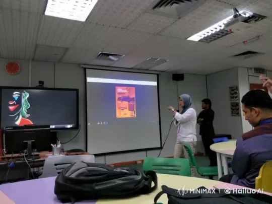 Kung Fu Demonstration in Modern Classroom Setting – AI Generated Video | Hailuo AI
