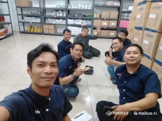 Blue Uniformed Men Practice Kungfu in Storage Room – AI Generated Video | Hailuo AI