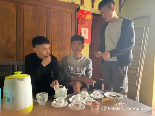 Intense Kung Fu Fight in a Cozy Tea Room – AI Generated Video | Hailuo AI