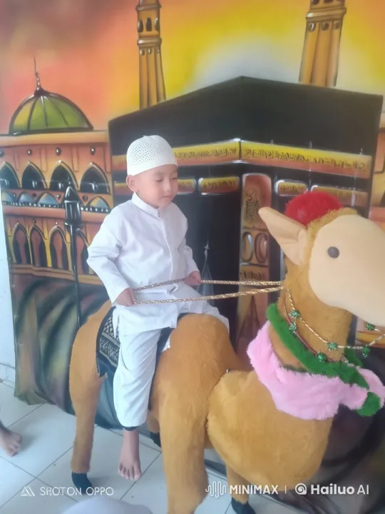 Live2D Animation: Curious Boy on Decorated Camel – AI Generated Video | Hailuo AI