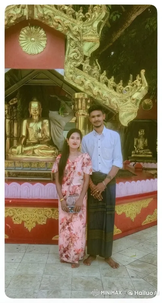 Couple's Elegant Kung Fu Display in Temple Setting – AI Generated Video | Hailuo AI