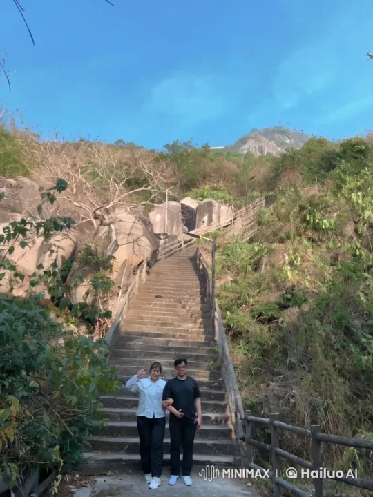 Martial Artist Demonstrates Kung Fu in Scenic Mountains – AI Generated Video | Hailuo AI