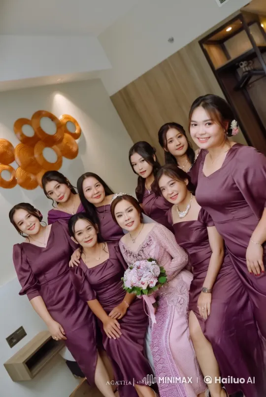 Women in Purple Dresses Perform Kung Fu in Modern Setting – AI Generated Video | Hailuo AI