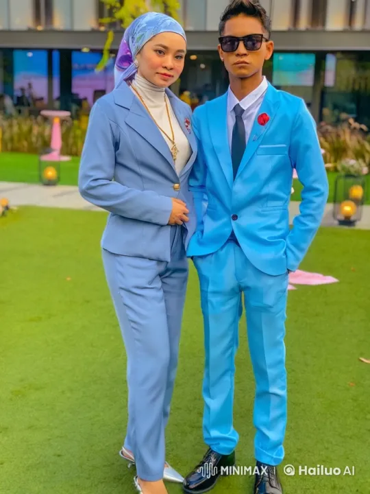 Couple in Suits Engage in Martial Arts Showdown – AI Generated Video | Hailuo AI