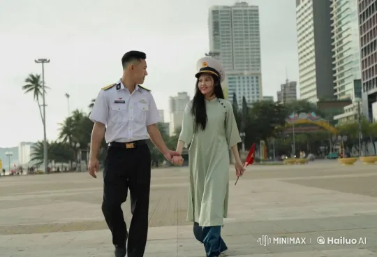 Couple Showcases Martial Arts in Urban Setting – AI Generated Video | Hailuo AI