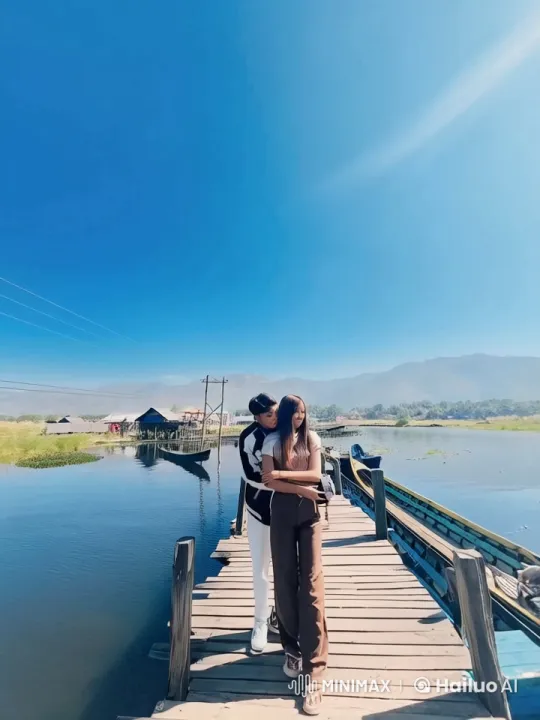 Kung Fu Display on Peaceful Lake Dock – AI Generated Video | Hailuo AI