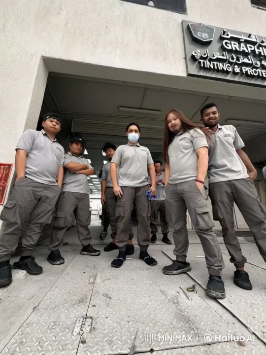Group Performs Impressive Kung Fu Display in Urban Setting – AI Generated Video | Hailuo AI