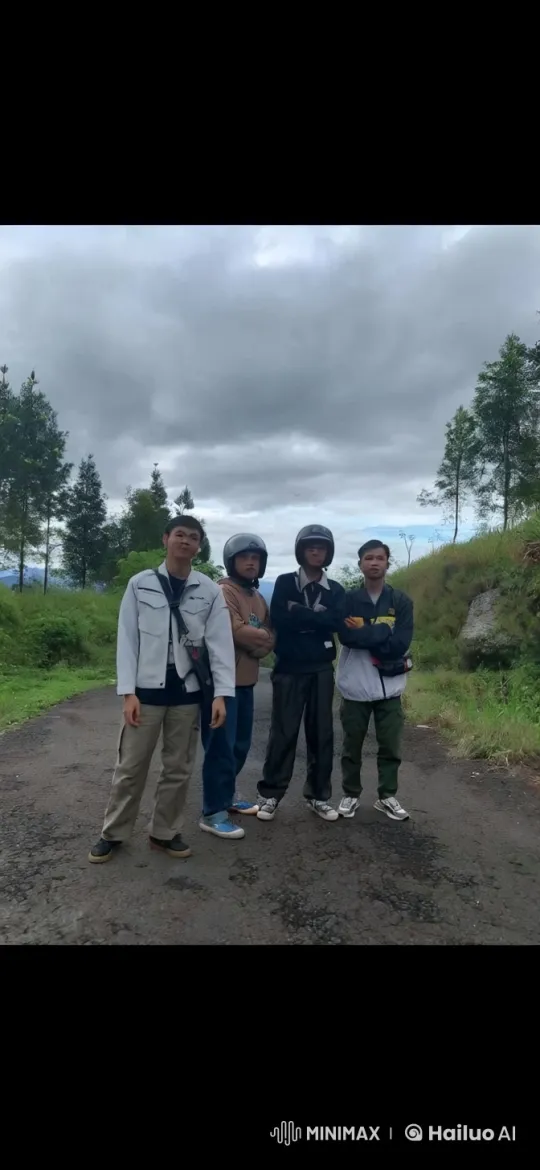 Rural Road Martial Arts Display by Four Individuals – AI Generated Video | Hailuo AI