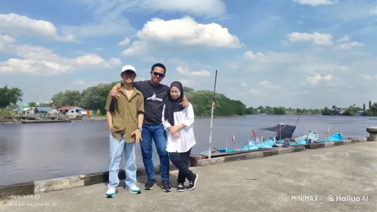 Friends Display Martial Arts by Peaceful Waterfront – AI Generated Video | Hailuo AI