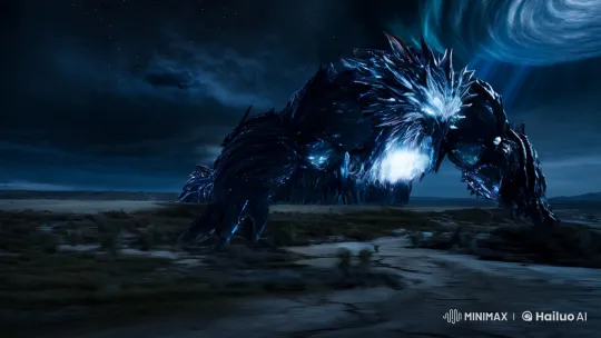 Titanus Abyssweaver: A Dark Titan in a Haunting Realm – AI Generated Video | Hailuo AI