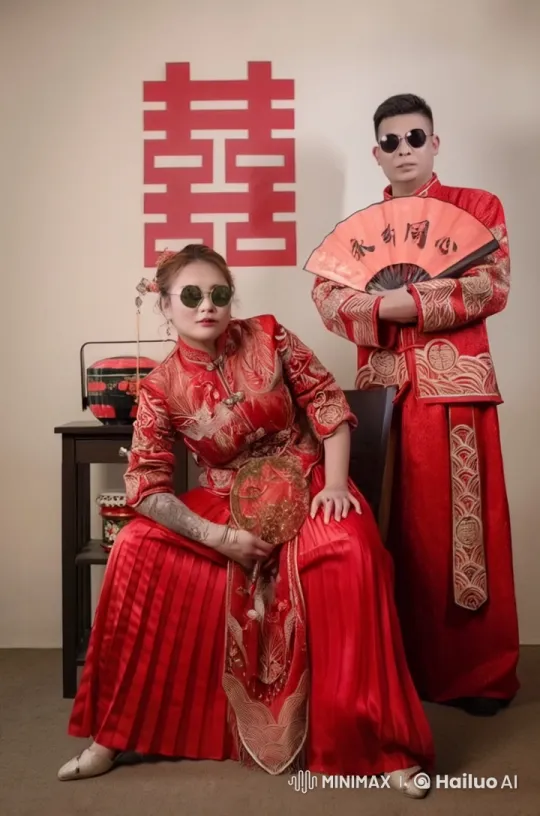 Chinese Wedding Attire Kungfu Performance – AI Generated Video | Hailuo AI