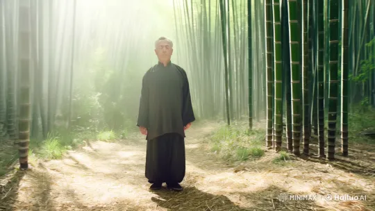 Misty Bamboo Forest: Kung Fu Master's Serene Practice – AI Generated Video | Hailuo AI