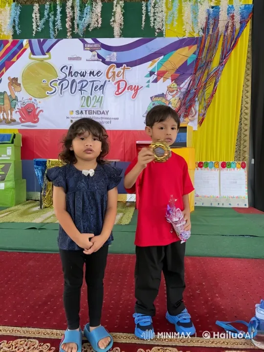 Children's Martial Arts Display at SPORTed Day 2024 – AI Generated Video | Hailuo AI