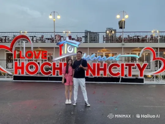 Dynamic Martial Arts Duo in Ho Chi Minh City – AI Generated Video | Hailuo AI