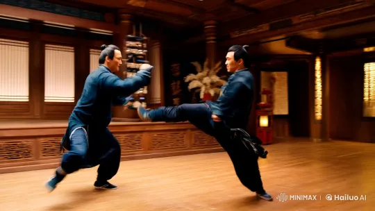 Stunning Kung Fu Display in Aesthetic Dojo Setting – AI Generated Video | Hailuo AI