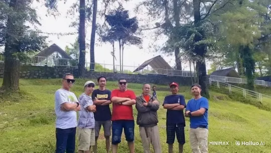 Group of Men Practicing Kung Fu on a Hillside – AI Generated Video | Hailuo AI