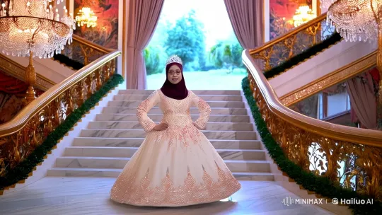 Royal Woman Sings and Dances in Ornate Palace Setting – AI Generated Video | Hailuo AI