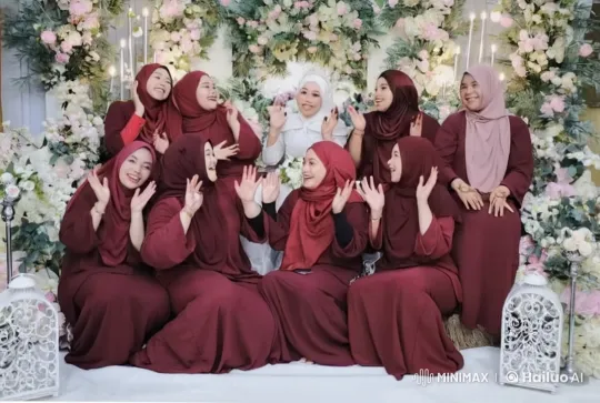 Energetic Women Display Martial Arts in Decorated Garden – AI Generated Video | Hailuo AI