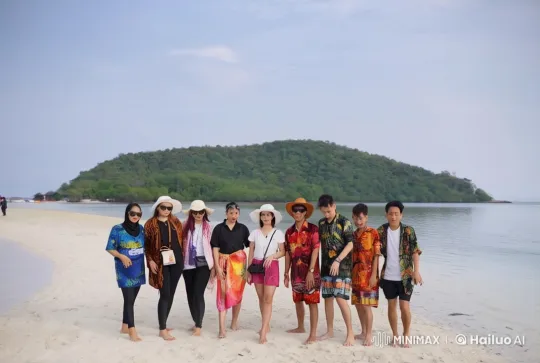 Friends Enjoy Playful Kung Fu on Serene Beach – AI Generated Video | Hailuo AI