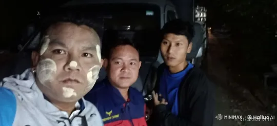 Martial Arts Display by Three Men on Dimly Lit Street – AI Generated Video | Hailuo AI