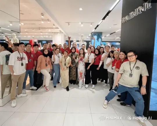 Colleagues/Friends Display Energetic Kung Fu Moves in Store – AI Generated Video | Hailuo AI