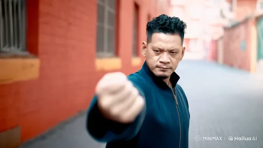 Urban Kungfu Fighter Showcases Skillful Combat – AI Generated Video | Hailuo AI