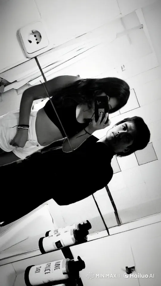 Young Couple Takes Mirror Selfie, Shares Intimate Moment – AI Generated Video | Hailuo AI