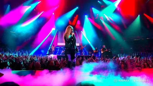 Young Singer Commands Grand Concert Hall in Electrifying Performance – AI Generated Video | Hailuo AI
