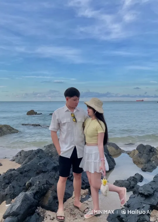 Kung Fu Fight Scene by the Rocky Seaside – AI Generated Video | Hailuo AI