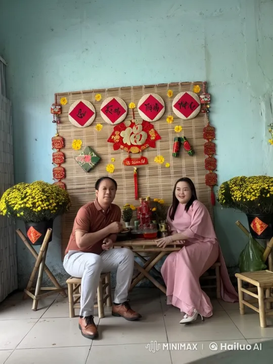 Traditional Vietnamese New Year Setting with Kung Fu Fight Scene – AI Generated Video | Hailuo AI