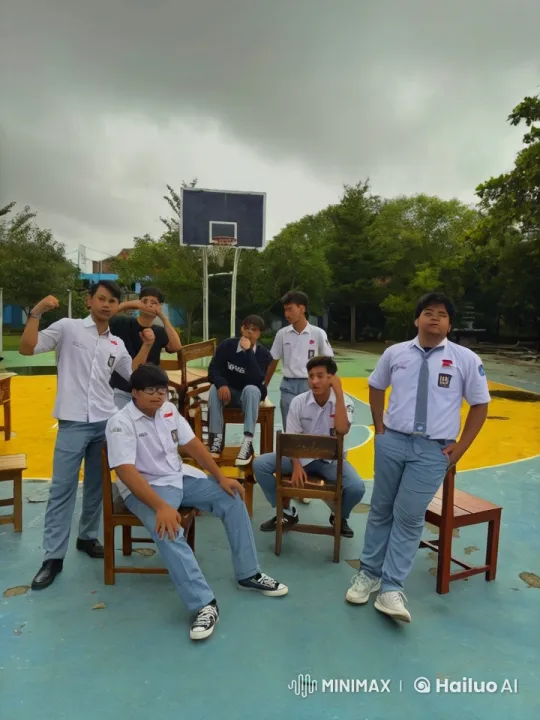 Students Display Martial Arts Skills on Basketball Court – AI Generated Video | Hailuo AI