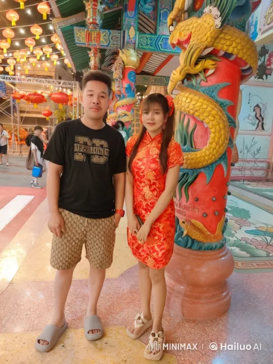 Kung Fu Duel in a Decorated Temple Setting – AI Generated Video | Hailuo AI