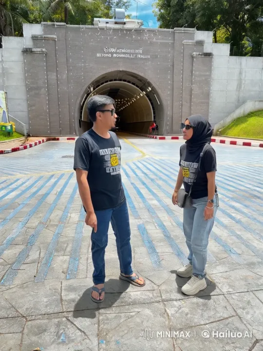 Muay Thai Sparring at Betong Mongkollit Tunnel Entrance – AI Generated Video | Hailuo AI