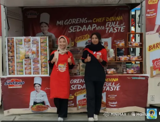 Mie Sedaap Stall: Kung Fu Performance by Employees – AI Generated Video | Hailuo AI