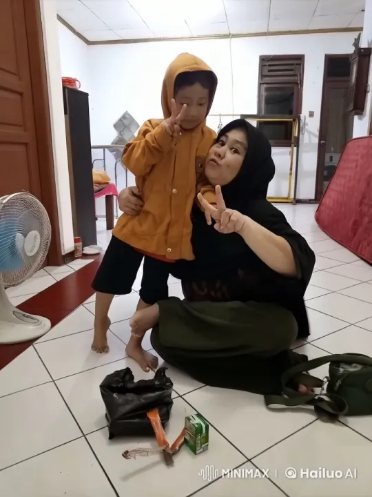 Child Practicing Kung Fu in Modest Home Setting – AI Generated Video | Hailuo AI