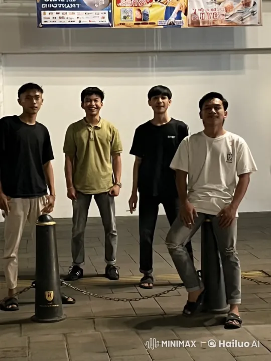 Synchronized Kungfu Display on Tiled Pavement – AI Generated Video | Hailuo AI